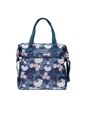 Sarah Wells Lizzie Pump Bag Navy Floral
